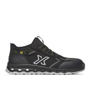 Pantofi Exena Moon S3 ESD SRC - rezistent la abraziune, Energy, PU 2D, Insiretare prin perforatii consolidate cu capse metalice