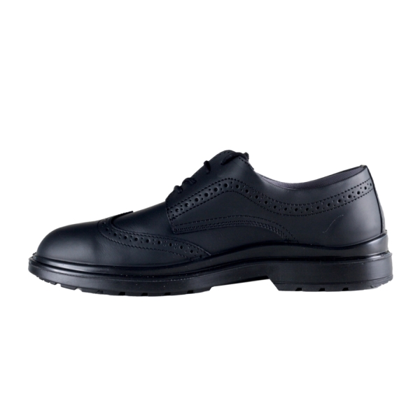 Pantofi Sirin Manager New S1 SRC -rezistent la abraziune, asigură aerisirea piciorului, PU 1D, Tip burduf - dublata cu material spongios, Insiretare prin perforatii