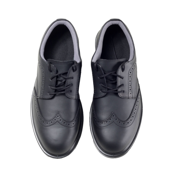 Pantofi Sirin Manager New S1 SRC -rezistent la abraziune, asigură aerisirea piciorului, PU 1D, Tip burduf - dublata cu material spongios, Insiretare prin perforatii