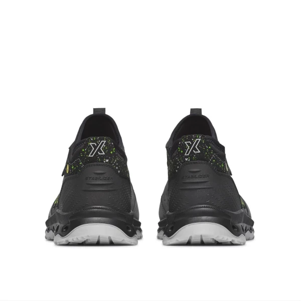 Pantofi Exena Neptune S1P ESD SRC, rezistent la abraziune, Energy PU 2D, Închidere, Insiretare prin perforatii consolidate cu capse metalice