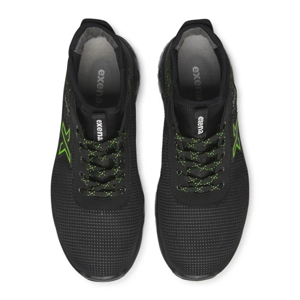 Pantofi Exena Jupiter S3 ESD SRC - rezistent la abraziune, Energy, PU 2D, Insiretare prin perforatii consolidate cu capse metalice