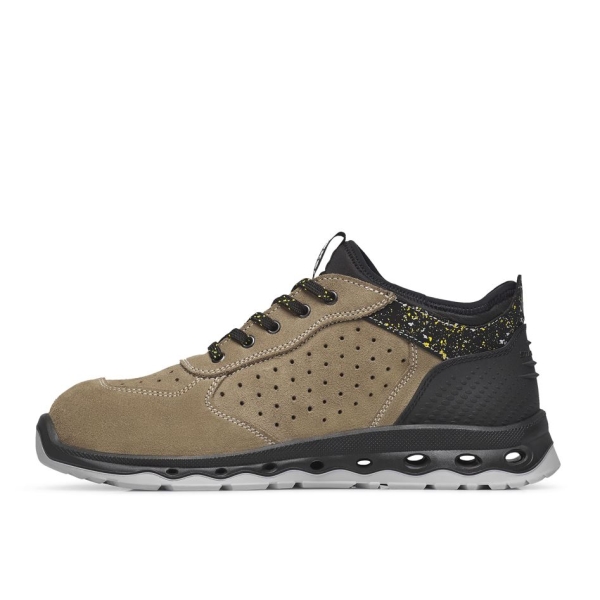Pantofi Exena Sun S1P ESD SRC rezistent la abraziune Energy PU 2D Insiretare prin perforatii consolidate cu capse metalice