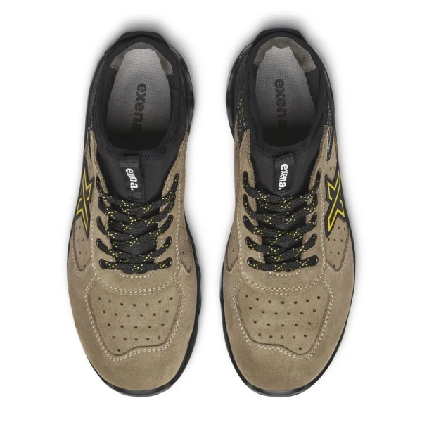 Pantofi Exena Sun S1P ESD SRC rezistent la abraziune Energy PU 2D Insiretare prin perforatii consolidate cu capse metalice