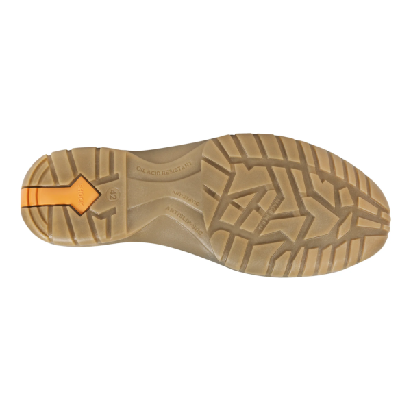 Pantofi Exena Ermes S3 L FO SR - rezistent la abraziune; asigură aerisirea piciorului, Energy, PU 2D, Tip burduf - dublata cu material spongios