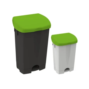 Cos de gunoi cu pedala, 25 litri, IPC BINNY Black-Is-Green