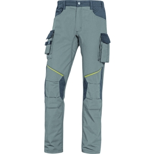 Pantaloni de lucru -  Ripstop - 65% poliester 35% bumbac, culori: Gri-Negru, Gri deschis-Gri închis, Bleumarin-Negru