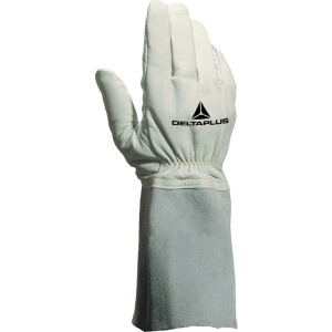 Mănușă preformată palmă piele/dos piele - Capră - Lungime :  350   mm , culori: Gri