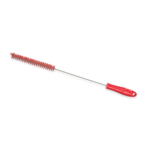 Perie cilindrica pentru sticle, tuburi, eprubete, diametru 20mm, lungime 50cm duritate medie, alba, rezistenta la 121°C, autoclavare, pentru industria alimentara, certificare HACCP, FDA