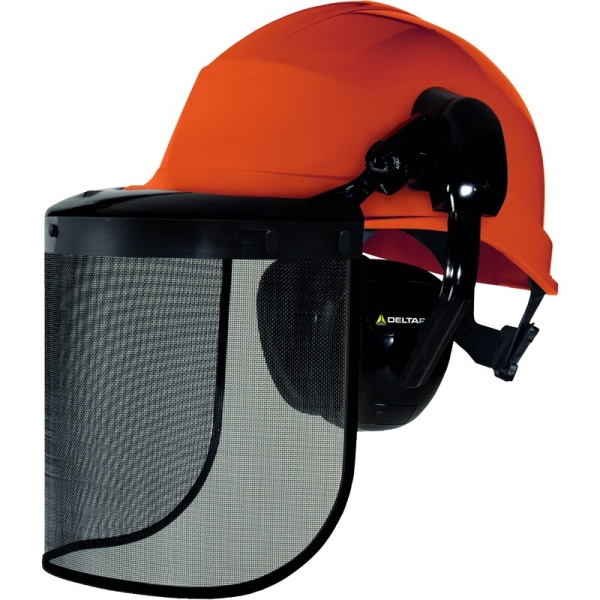 Cască de protecție specifică - HDPE, Polipropilenă - Neventilat - Acest kit conține : 1x ZIRCON1, 1x SUZUKA2, 1x VISORHOLDER, 1x VISORG, culoare Portocaliu