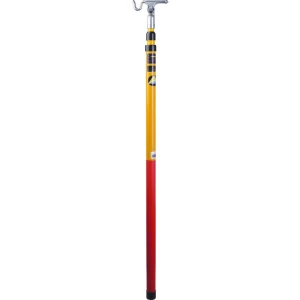 Braț telescopic - Fibră de sticlă, culoare Roșu-Galben fluorescent