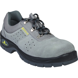 Pantof Fennec3 S1P Low   - Piele - Crustă-Velur - Branț : PU/2d Gri