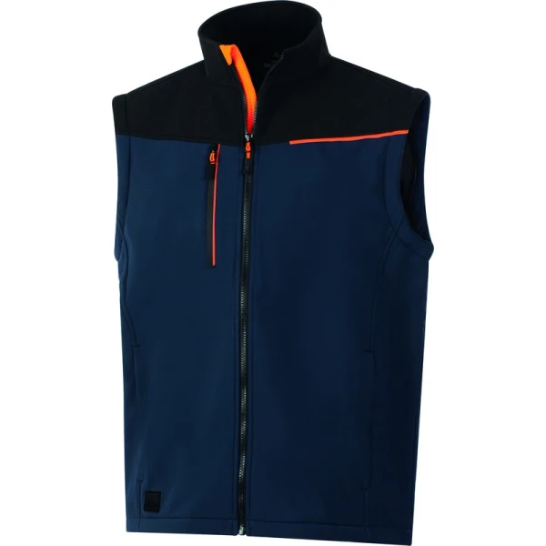 Softshell hidrofug 2 în 1 - Softshell - 96% poliester reciclat 4% elastan reciclat - 2 straturi laminate, culori: Bleumarin-Negru, Gri închis - Negru, Kaki-Negru, Negru-Roșu