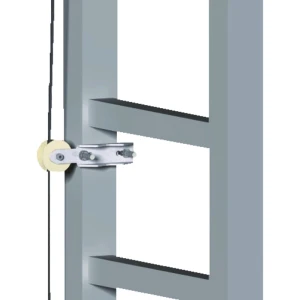 Fixare intermediară - Oțel inoxidabil, culoare Metalic