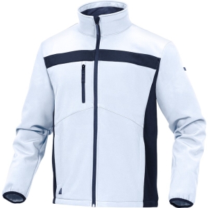 Softshell hidrofug -  Softshell - 96% poliester 4% elastan - 2 straturi laminate, culori: Alb-Gri, Bleumarin-Negru, Gri-Portocaliu, Gri-Negru, Negru