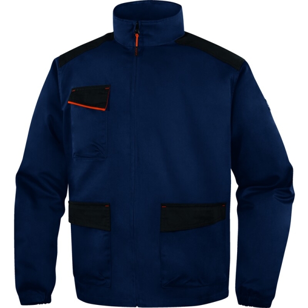 Jachetă de lucru -  Twill - 65% poliester 35% bumbac, culori: Bleumarin-Portocaliu, Gri închis, Gri