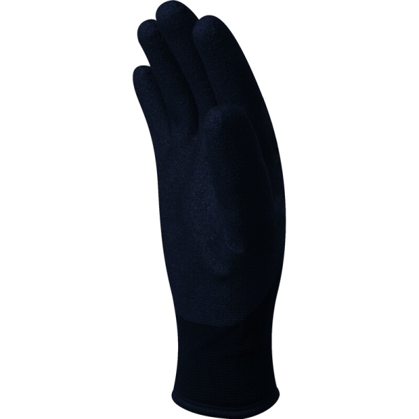 Mănușă tricotată cu strat protector - Acril, Poliamidă - Spumă de nitril - Calibru : 13, culori: Negru