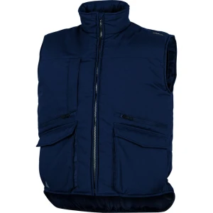 Vestă călduroasă -  Pânză - 80% poliester 20% bumbac | Căptuşeală: Tafta - 100% poliester, culori: Bleumarin-Roșu, Gri-Verde, Bleumarin-Portocaliu, Negru, Bleumarin