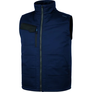 Vestă călduroasă -  Twill - 65% poliester 35% bumbac | Căptuşeală: Tafta - 100% poliester, culori: Bleumarin-Albastru regal, Gri închis, Gri-Portocaliu, Negru-Roșu