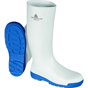 Cizme Nitric S4   - PVC - Branț : Nitril/PVC Alb-Albastru, Albastru