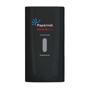 Dispenser pentru sapun spuma antibacterian cu tehnologie Defend Tech, compatibil cu sapun spuma cod 411209