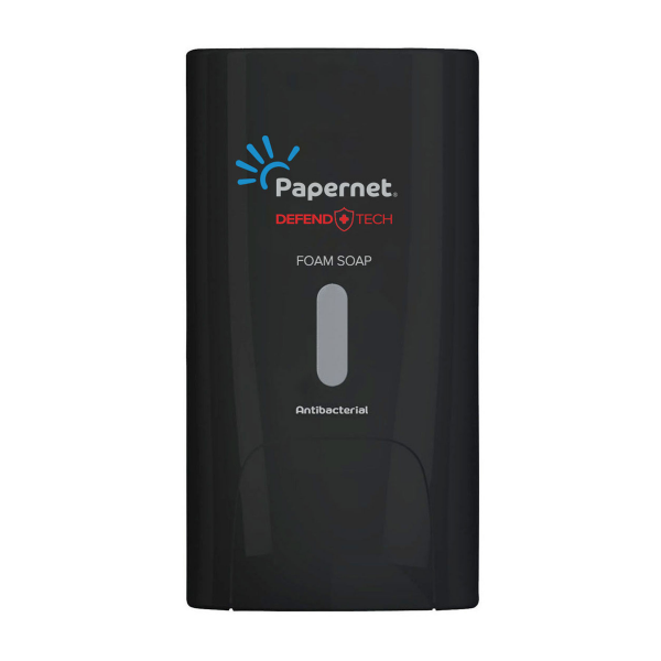 Dispenser pentru sapun spuma antibacterian cu tehnologie Defend Tech, compatibil cu sapun spuma cod 411209