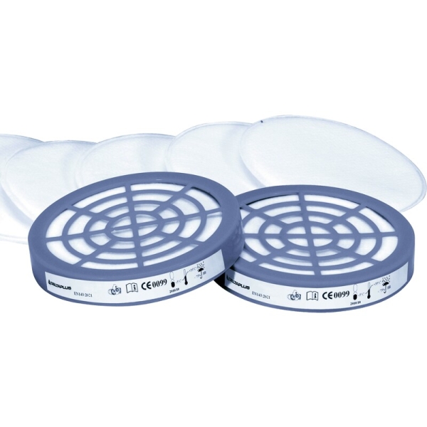Filtre - Filtru de protecție respiratorie pentru mască - Pungă de 6, culoare Gri
