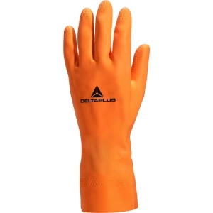 Mănușă impermeabilă fără fixare, cu material polar - Latex cu motiv ștanțat - Lungime :  300   mm , culori: Portocaliu