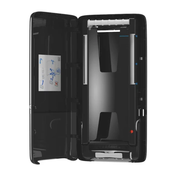 Dozator de prosoape pentru mâini negru Tork PeakServe Continuous