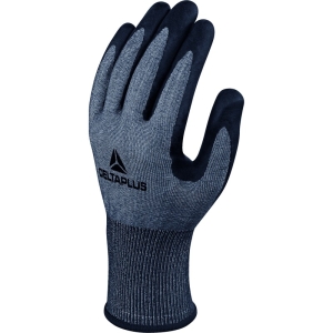Mănușă tricotată cu strat protector - Xtremcut - Spumă de polimer apă - Calibru : 18, culori: Bleumarin-Negru