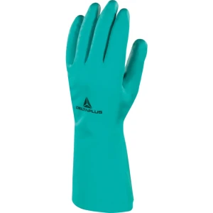 Mănușă impermeabilă cu fixare - Nitril neted - Lungime :  330   mm , culori: Verde