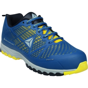 Pantofi Deltasport S1P A/G  - Material textil - Polimer - Membrană PU - Branț : EVA/Nitril Albastru-Galben, Negru-Roșu