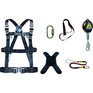 Kit lucru la inaltime: 1x AM002, 1x AN13006C2, 1x HAR23H, 1x HA200, 1x HAPAD2, 1x LV102100, culoare Negru