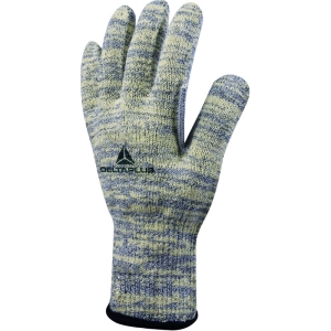 Mănușă tricotată fără strat protector - HEATnocut - Calibru : 10, culori: Galben-Gri