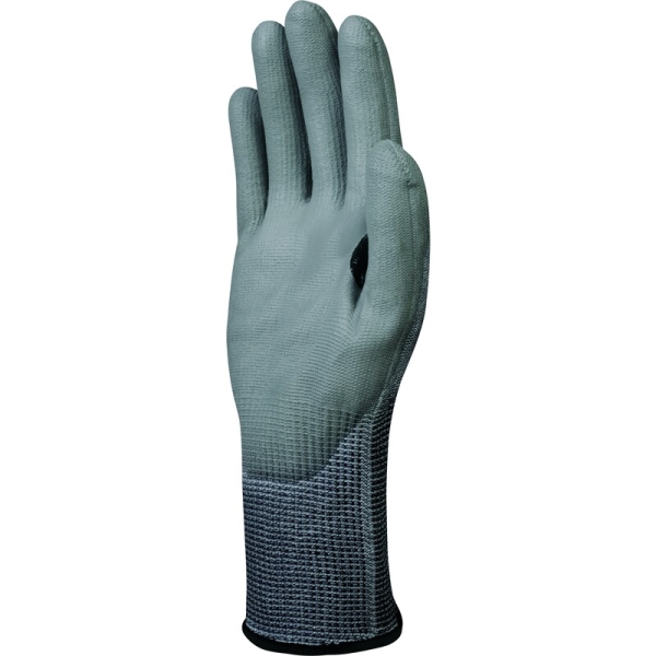 Mănușă tricotată cu strat protector - Xtremcut - PU - Calibru : 13, culori: Gri