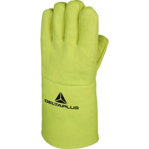 Mănușă preformată palmă material textil/dos material textil - Lungime : 360 mm , culoare Galben