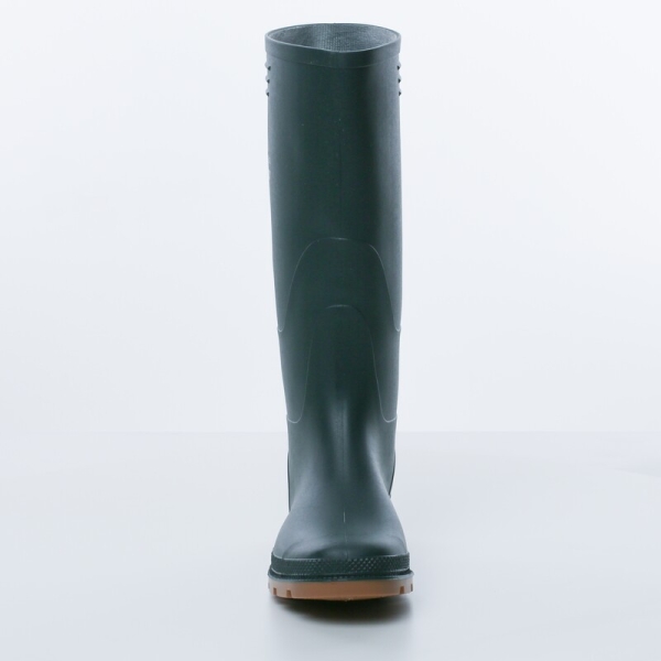 Cizme Groundhc Ob   - PVC - Branț : PVC Verde-Bej