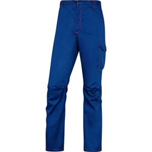 Pantaloni de lucru -  Twill - 63% poliester 34% bumbac 3% elastan, culori: Gri-Negru, Bleumarin-Portocaliu