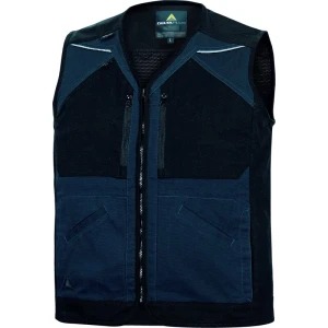 Vestă de lucru - Pânză - 97% bumbac 3% elastan, culori: Bleumarin, Gri