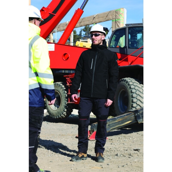 Geacă impermeabilă 3 în 1 -  Pânză - 100% poliester - Membrană TPU, 2 straturi laminate | Căptuşeală: Tafta - 100% poliester, culori: Negru