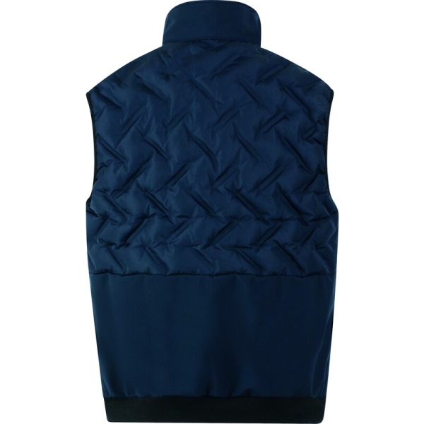 Vestă de puf călduroasă -  Pongee - 100% poliester reciclat - Membrană TPU, 2 straturi laminate | Softshell - 94% poliester reciclat 6% elastan - Membrană TPU, 3 straturi laminate | Căptuşeală: Tafta - 100% poliester reciclat, culori: Bleumarin, Negru