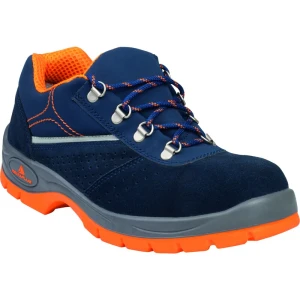 Pantofi De Protecție S1P Sh S - Piele - Velur - Branț : PU/2d Bej-Galben, Bleumarin-Portocaliu