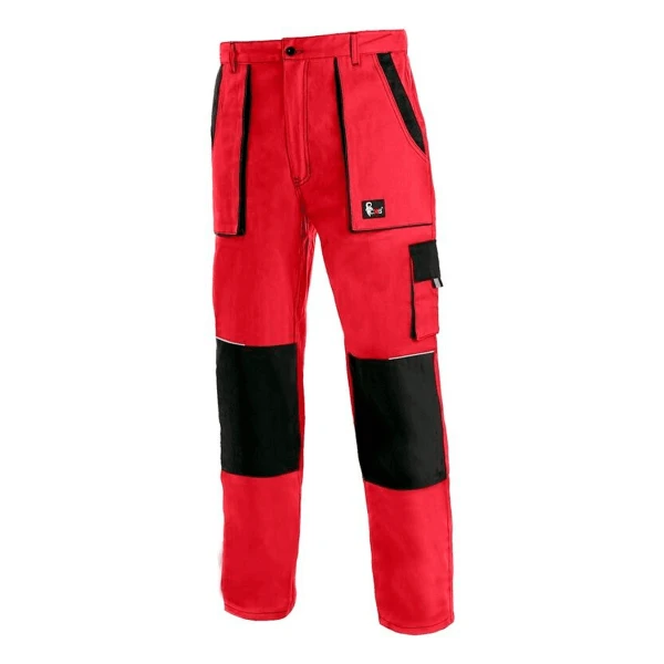Pantaloni-talie-Lux-Josef-Rosu_Negru Pantaloni talie de lucru LUX Josef – bumbac twill cu intărituri genunchi