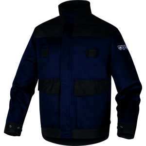 Jachetă multirisc -  Twill - 99% bumbac 1% fibră antistatică - 320 g/m², culori: Bleumarin