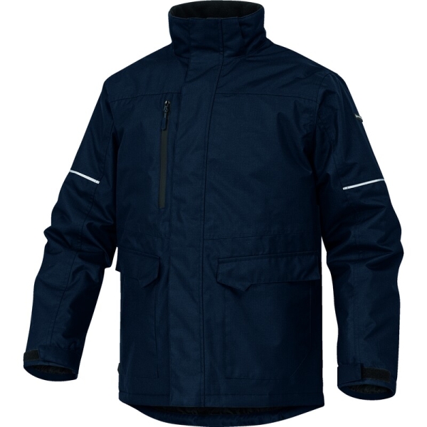 Geacă impermeabilă -  Ripstop - 100% poliester - Acoperire poliuretanică | Căptuşeală: Fleece - 100% poliester, culori: Bleumarin, Gri