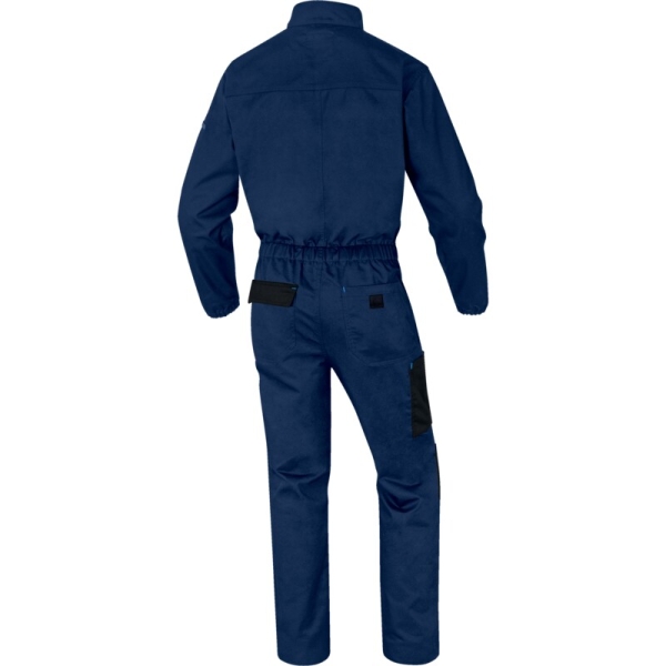 Combinezon de lucru -  Twill - 65% poliester 35% bumbac, culori: Bleumarin-Albastru regal, Gri închis, Gri-Portocaliu