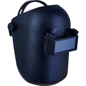 Cască pentru sudori - Policarbonat - Drepte, culoare Negru