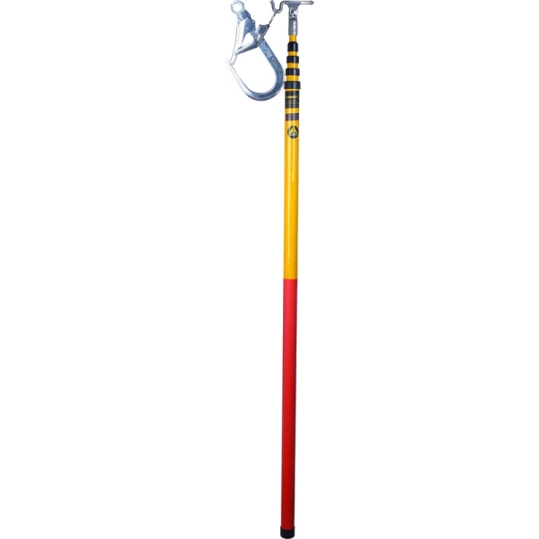Cârlig de ancorare cu deschidere cu dublă acțiune - Aluminiu - Deschidere:  90   mm , culoare Metalic