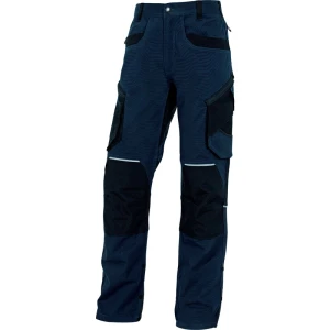 Pantaloni de lucru - Pânză - 97% bumbac 3% elastan, culori: Bleumarin, Gri
