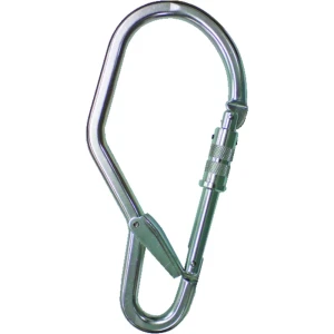 Carabinieră cu autoblocare - Aluminiu - Deschidere: 58 mm , culoare Metalic