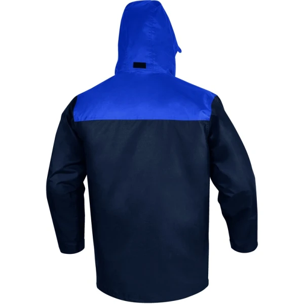 Geacă impermeabilă 5 în 1 -  Pongee - 100% poliester - Acoperire PVC | Căptuşeală: Tafta - 100% poliester, culori: Bleumarin-Albastru regal, Negru-Gri